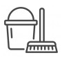 one-off cleaning icon