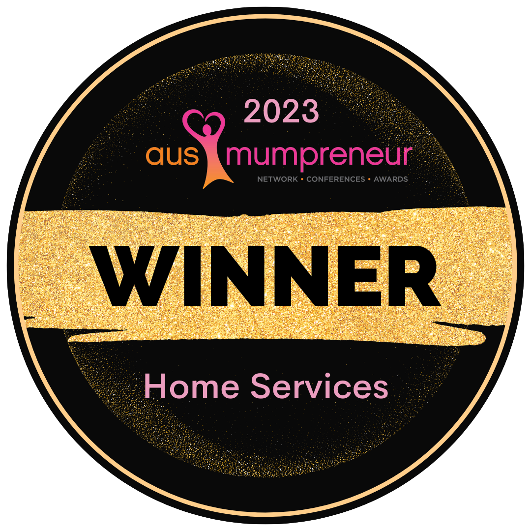 Mumprenur Home Services Gold Winner 2023 badge